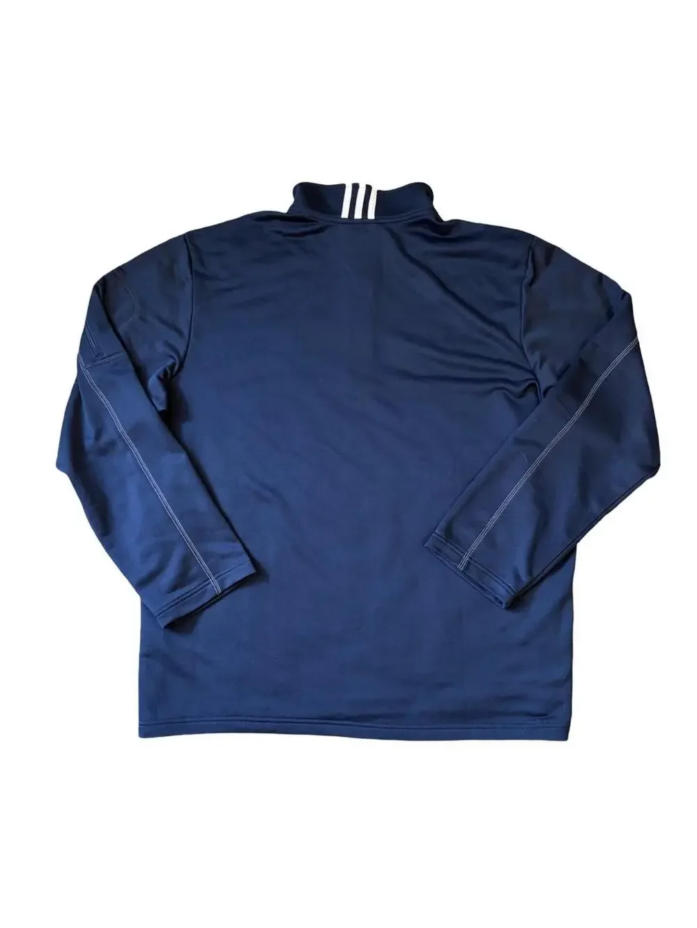 Adidas Navy Blue 1/4 Zip Pullover Sweater Jacket Men’s Size 2XL - Pre Owned